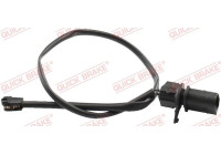 Warning contact, brake lining/pad wear