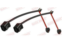 Warning contact, brake lining/pad wear