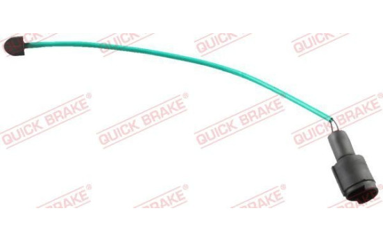 Warning contact, brake lining/pad wear