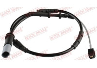 Warning contact, brake lining/pad wear