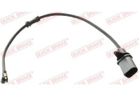 Warning contact, brake lining/pad wear