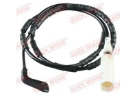 Warning contact, brake lining/pad wear