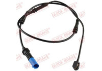 Warning contact, brake lining/pad wear