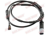 Warning contact, brake lining/pad wear