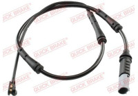 Warning contact, brake lining/pad wear