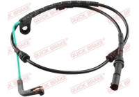 Warning contact, brake lining/pad wear