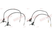 Warning contact, brake lining/pad wear