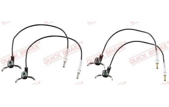 Warning contact, brake lining/pad wear