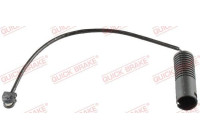 Warning contact, brake lining/pad wear