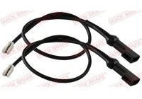 Warning contact, brake lining/pad wear