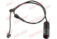 Warning contact, brake lining/pad wear