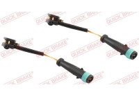 Warning contact, brake lining/pad wear