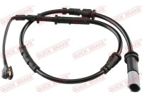 Warning contact, brake lining/pad wear