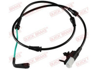 Warning contact, brake lining/pad wear