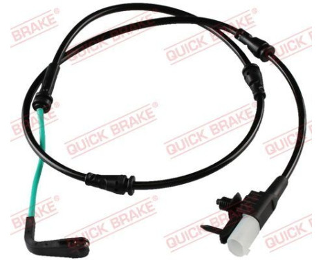 Warning contact, brake lining/pad wear