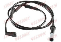 Warning contact, brake lining/pad wear