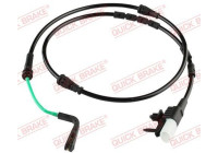 Warning contact, brake lining/pad wear