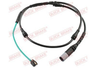 Warning contact, brake lining/pad wear