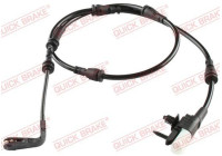 Warning contact, brake lining/pad wear