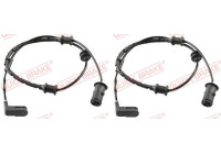 Warning contact, brake lining/pad wear