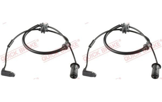 Warning contact, brake lining/pad wear