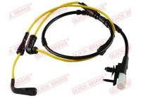 Warning contact, brake lining/pad wear