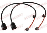 Warning contact, brake lining/pad wear