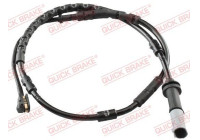 Warning contact, brake lining/pad wear