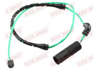 Warning contact, brake lining/pad wear