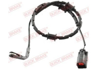 Warning contact, brake lining/pad wear