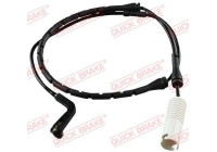 Warning contact, brake lining/pad wear