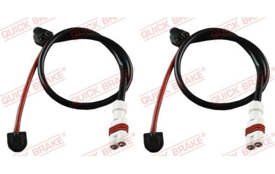 Warning contact, brake lining/pad wear
