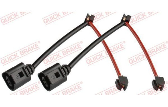 Warning contact, brake lining/pad wear