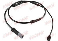 Warning contact, brake lining/pad wear