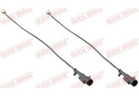 Warning contact, brake lining/pad wear