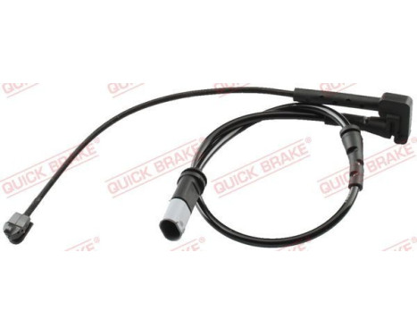 Warning contact, brake lining/pad wear