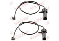 Warning contact, brake lining/pad wear