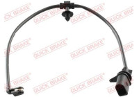 Warning contact, brake lining/pad wear