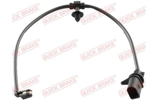 Warning contact, brake lining/pad wear