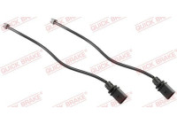 Warning contact, brake lining/pad wear
