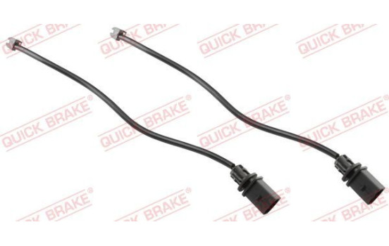 Warning contact, brake lining/pad wear