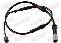 Warning contact, brake lining/pad wear