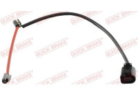 Warning contact, brake lining/pad wear