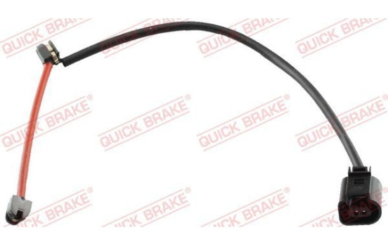 Warning contact, brake lining/pad wear