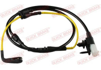 Warning contact, brake lining/pad wear