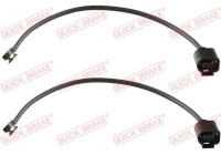 Warning contact, brake lining/pad wear