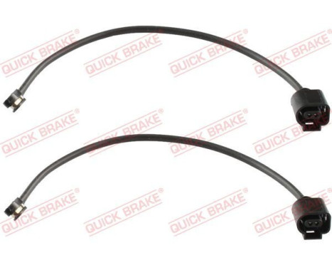 Warning contact, brake lining/pad wear