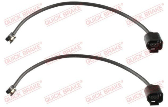 Warning contact, brake lining/pad wear