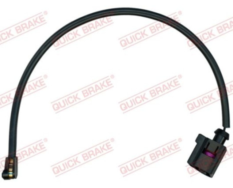 Warning contact, brake lining/pad wear