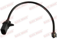 Warning contact, brake lining/pad wear